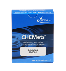CHEMetrics® CHEMets® Refill Ammonia Direct Nesslerization Method (30 Ampoules)