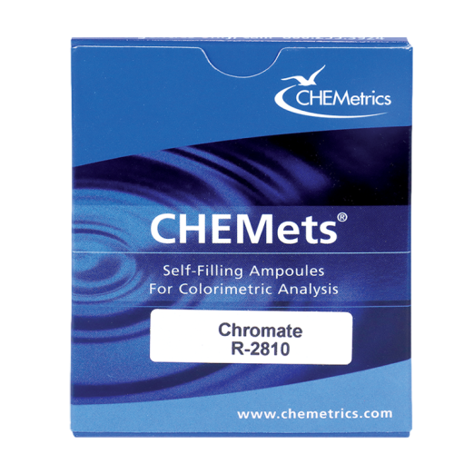 CHEMetrics® CHEMets® Refill Chromate (Hexavalent) Diphenylcarbazide Method (30 Ampoules)