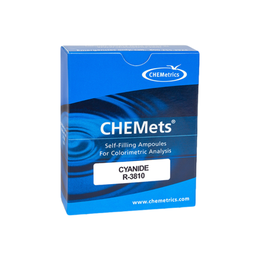 CHEMetrics® CHEMets® Refill Cyanide (Free) Isonicotinic-Barbituric Acid Method (30 Ampoules)