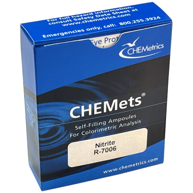 CHEMetrics® CHEMets® Refill Nitrite Azo Dye Formation (NED) Method (30 Ampoules)