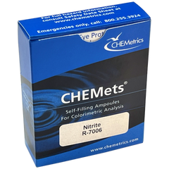 CHEMetrics® CHEMets® Refill Nitrite Azo Dye Formation (NED) Method (30 Ampoules)