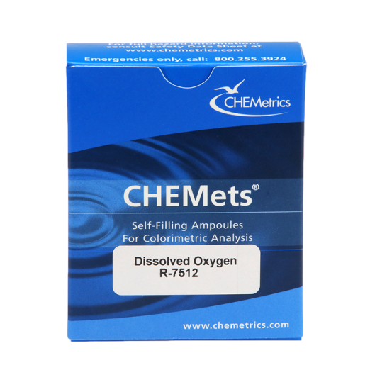 CHEMetrics® CHEMets® Refill Dissolved Oxygen Indigo Carmine Method (30 Ampoules)