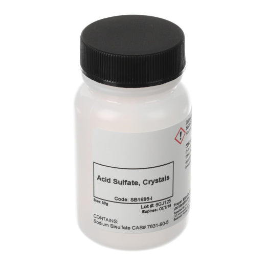 Acid Sulfate, Crystals