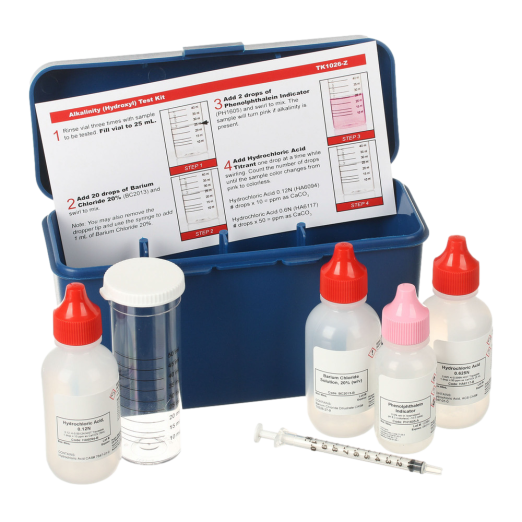 EndPoint ID® Hydroxyl Alkalinity Test Kit 10 or 50 ppm as CaCO₃ (60–75 Tests)
