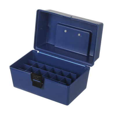 Test Case, Plastic, Blue, 24 Sections