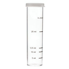 Vial, Sample, Plastic, 5-25mL with lid