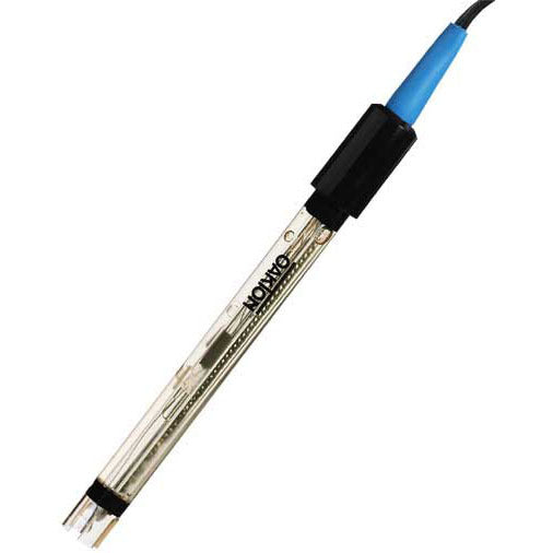 قطب أكتون® WD‑35808‑72 للأس الهيدروجيني/الحرارة، مقاوم للماء، مزدوج الوصلة، هيكل إيبوكسي، BNC، 0-12 درجة حموضة، كابل بطول 0.76 متر