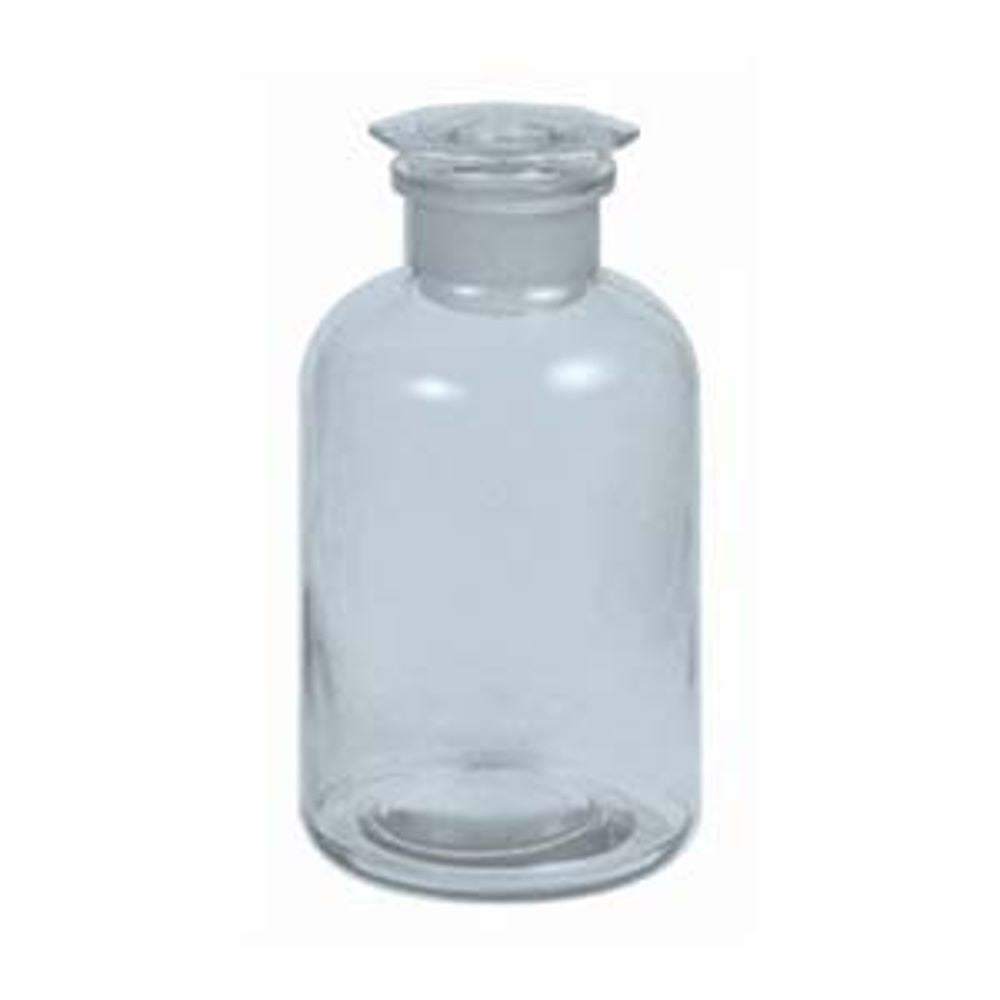 Glass bottle with round glass cap, 2 liter