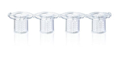 Insert strips, with inlet channels (Inlet Opening System), PET-Membrane, strips of 4, for 24/6-well BRANDplates®, BIO-CERT® CELL CULTURE QUALITY, sterile