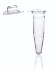 Microcentrifuge tubes, PP, 0.5 ml, with attached cap, transparent, BIO-CERT® PCR QUALITY