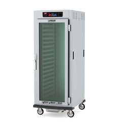 Metro C599X-SFC-LPFS C5 9 Series Controlled Humidity Pass-Thru Heated Holding and Proofing Cabinet, Full Height, Full Length Clear Door/Full Length Solid Door, Lip Load Aluminum Slides, 220-240V, 50/60Hz, 1681-2000W