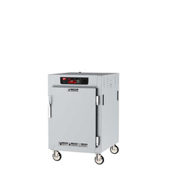 Metro C585X-SFS-UPFCA C5 8 Series Insulated Pass-Thru Holding Cabinet, 1/2 Height, Full Length Solid Door/Full Length Clear Door, Universal Wire Slides, 220-240V, 50/60Hz, 1681-2000W