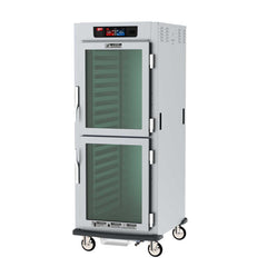 Metro C599-SDC-LPDSA C5 9 Series Controlled Humidity Pass-Thru Heated Holding and Proofing Cabinet, Full Height, Dutch Clear Doors/Dutch Solid Doors, Lip Load Aluminum Slides, 120V, 60Hz, 2000W