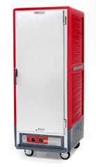 Metro C539-HXFS-4A C5 3 Series Insulated Holding Cabinet, Full Height, Full Length Solid Door, Fixed Wire Slides, 220-240V, 50/60Hz, 1681-2000W, Red