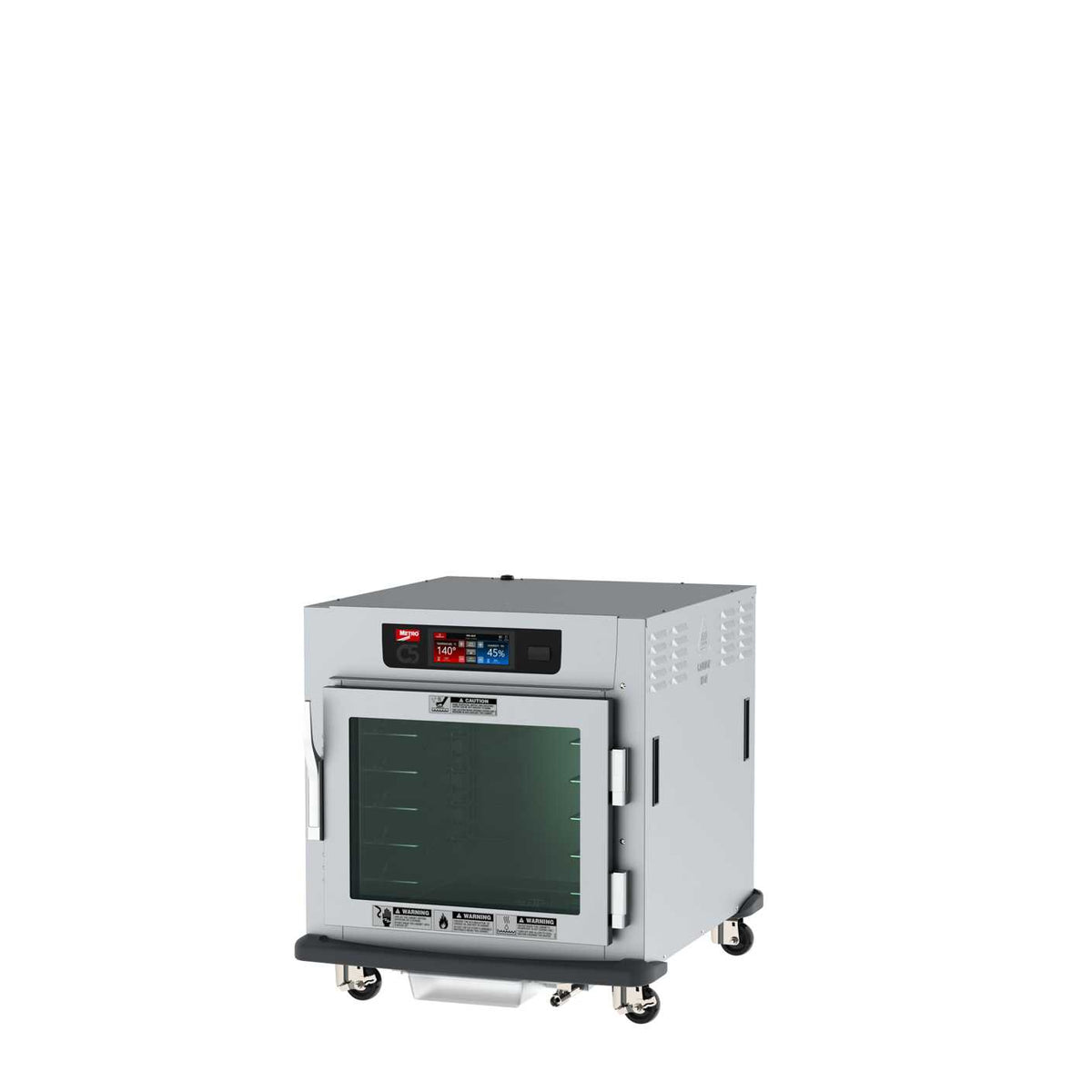 Metro C593X-SFC-U C5 9 Series Controlled Humidity Reach-In Heated Holding and Proofing Cabinet, Undercounter, Full Length Clear Door, Universal Wire Slides, 220-240V, 50/60Hz, 1681-2000W