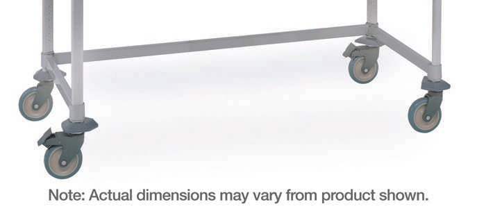 Metro M3TF2436E 3-Sided Frame for MetroMax Industrial Plastic Shelving, 24" x 36"