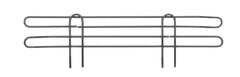 Metro L21N-4-DSG Super Erecta 4" High Stackable Ledge for Wire Shelving, Smoked Glass, 21"