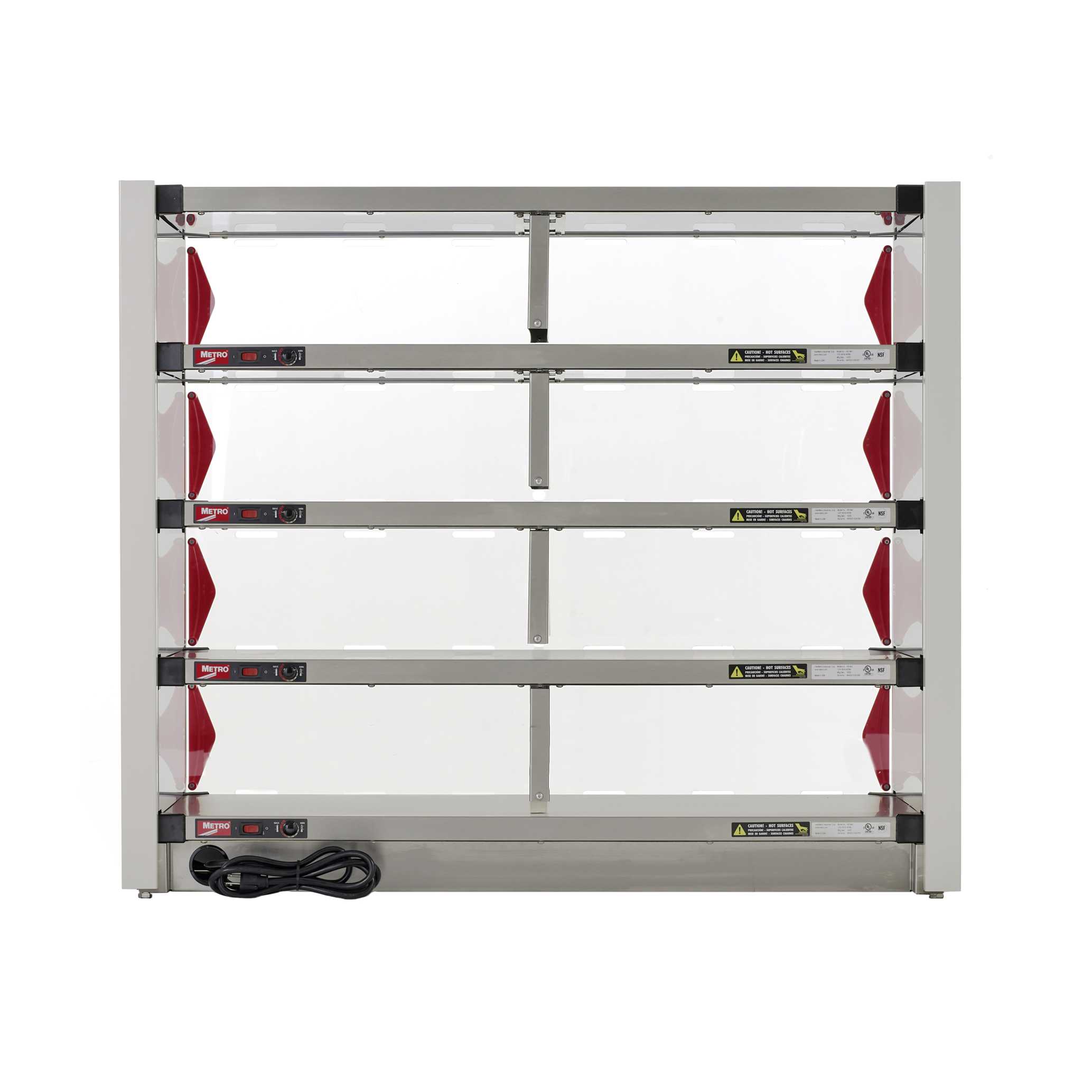 Metro2Go PU8CD-HS1842 8-Compartment Pizza Pickup, Takeout and Delivery Order Staging Hot Station, 120V, 1600W