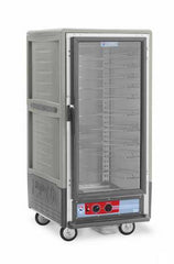 Metro C537-HXFC-U-GY C5 3 Series Insulated Holding Cabinet, 3/4 Height, Full Length Clear Door, Universal Wire Slides, 220-240V, 50/60Hz, 1681-2000W, Gray