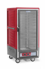 Metro C537-HXFC-UA C5 3 Series Insulated Holding Cabinet, 3/4 Height, Full Length Clear Door, Universal Wire Slides, 220-240V, 50/60Hz, 1681-2000W, Red