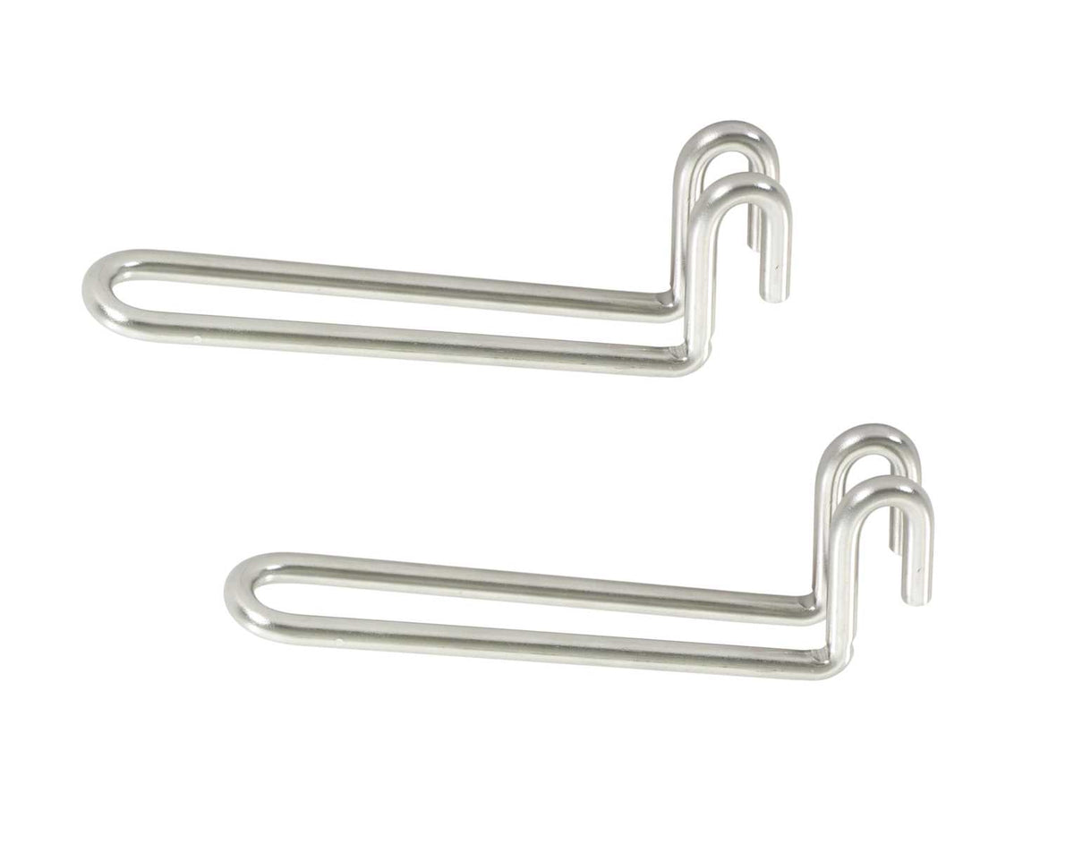 Metro X5HK-2PK Hanger Rail Hooks for MetroMax Industrial Plastic Shelving, Pack of 2