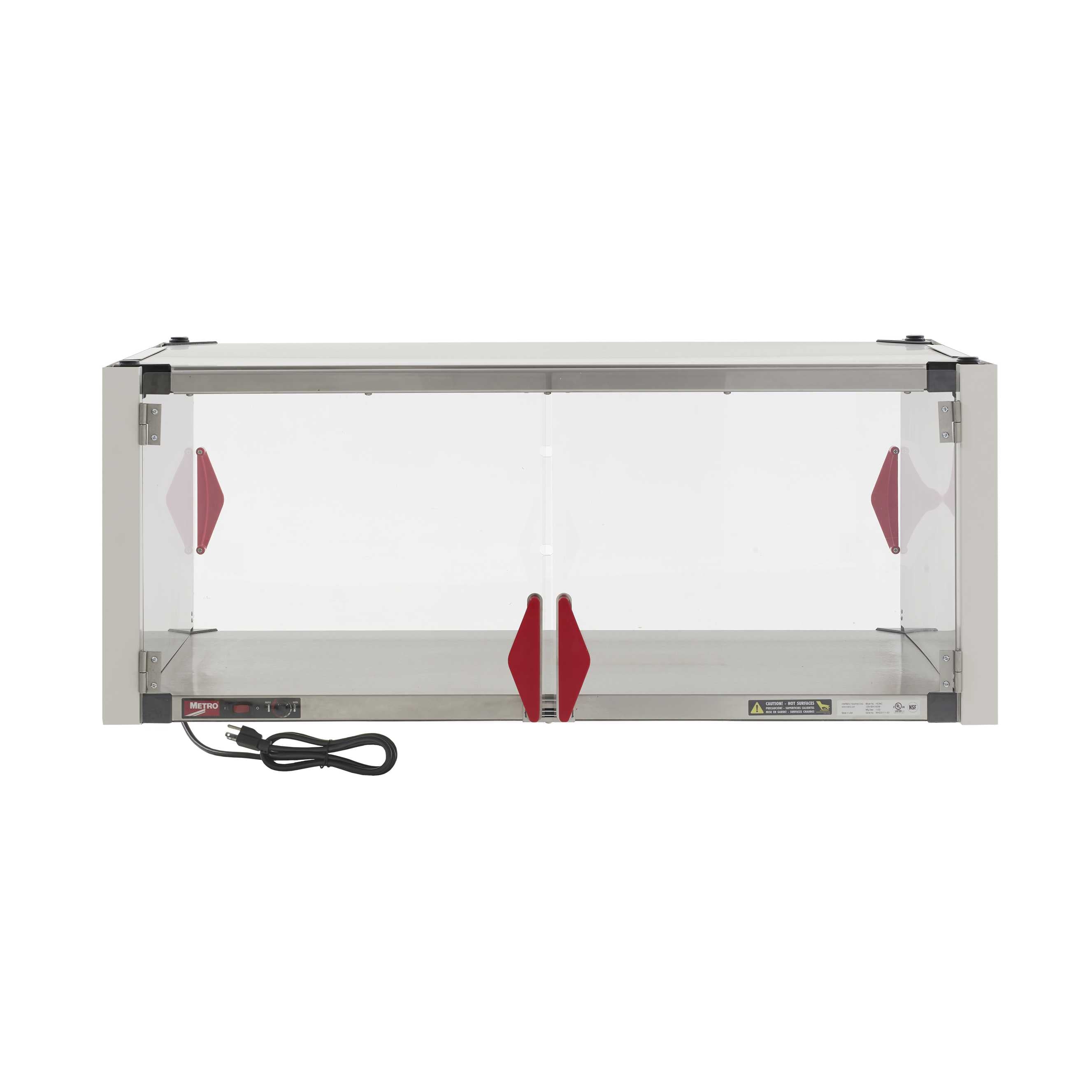 Metro HS2442-EKIT Super Erecta Hot Enclosure Kit with Stainless Steel Heated Shelf, 120V, 600W, 42.7" x 27.7" x 17.4"