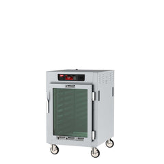 Metro C585-SFC-LA C5 8 Series Insulated Reach-In Holding Cabinet, 1/2 Height, Full Length Clear Door, Lip Load Aluminum Slides, 120V, 60Hz, 2000W