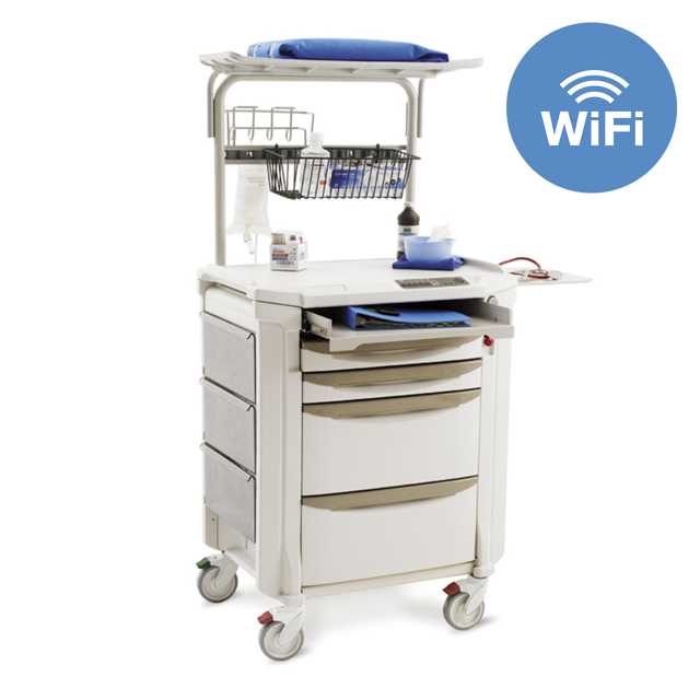 Metro FLWPROC2 Flexline Procedure Cart with Wireless Touchpad