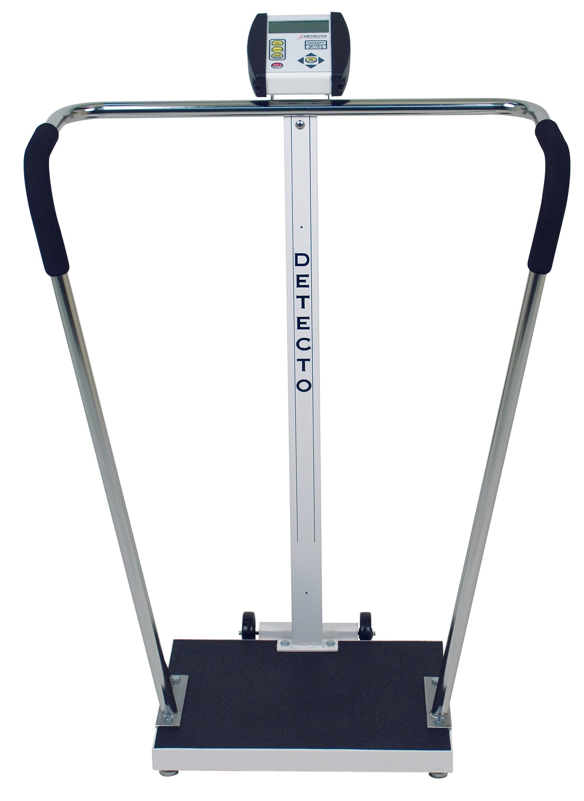 Detecto 6855-C-AC Bariatric Scale, Digital, 600 lb x .2 lb / 270 kg x .1 kg, 18" x 14" Platform, BT / WiFi, AC Adapter