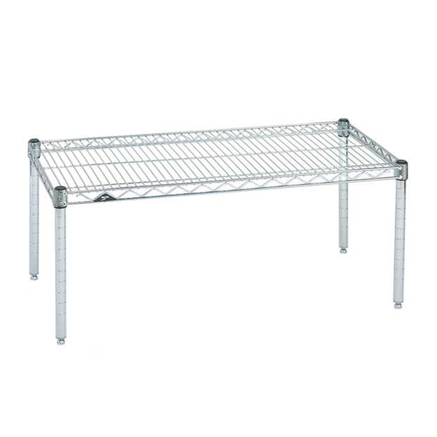 Metro P2430NC Super Erecta Standard-Duty Dunnage Platform, Chrome, 24" x 30"