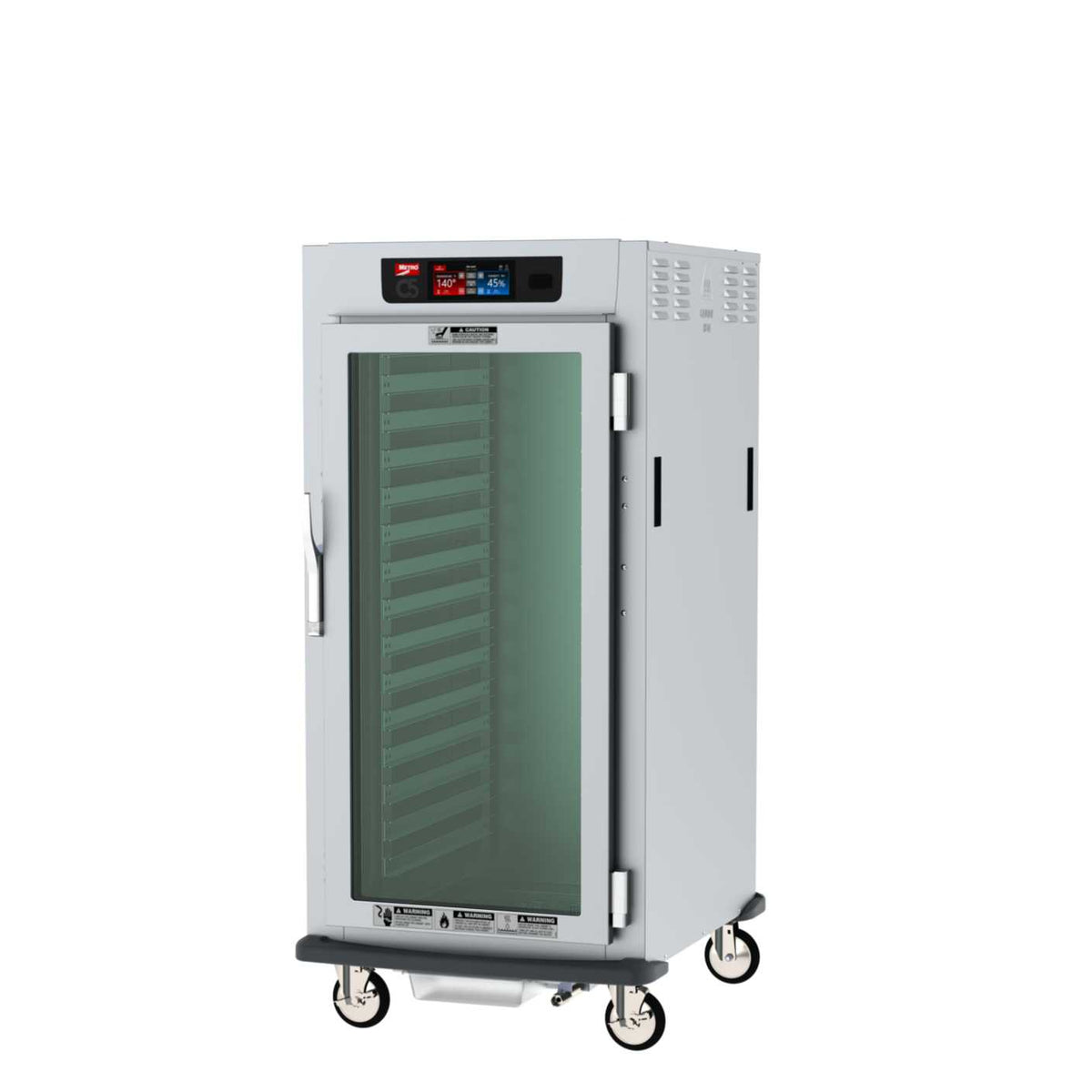 Metro C597L-SFC-LA C5 9 Series Controlled Humidity Reach-In Heated Holding and Proofing Cabinet, 3/4 Height, Full Length Clear Door, Lip Load Aluminum Slides, 120V, 60Hz, 1440W