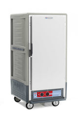 Metro C537-HLFS-L-GY C5 3 Series Insulated Holding Cabinet, 3/4 Height, Full Length Solid Door, Lip Load Aluminum Slides, 120V, 60Hz, 1440W, Gray