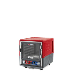 Metro C533-MXFC-LA C5 3 Series Insulated Moisture Heated Holding/Proofing Cabinet, Undercounter, Full Length Clear Door, Lip Load Aluminum, 220-240V, 50/60Hz, 1681-2000W, Red