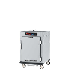 Metro C595L-SFS-UPFCA C5 9 Series Controlled Humidity Pass-Thru Heated Holding and Proofing Cabinet, 1/2 Height, Full Length Solid Door/Full Length Clear Door, Universal Wire Slides, 120V, 60Hz, 1440W