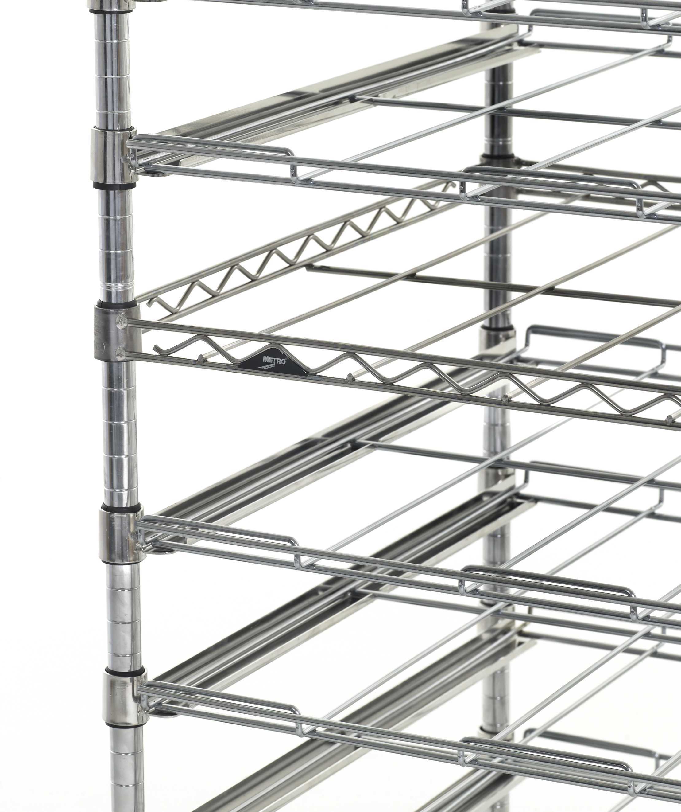 Super Erecta CB13MDR266080S Mobile 13-Tier Agribusiness Drying Rack, Stainless Steel, 26" x 60" x 80"