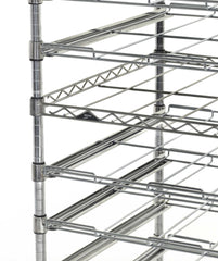 Super Erecta CB13MDR266080S Mobile 13-Tier Agribusiness Drying Rack, Stainless Steel, 26" x 60" x 80"