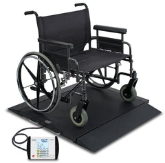 Detecto BRW1000 Wheelchair Scale, Portable, Digital, 1000 lb x .2 lb / 450 kg x .1 kg