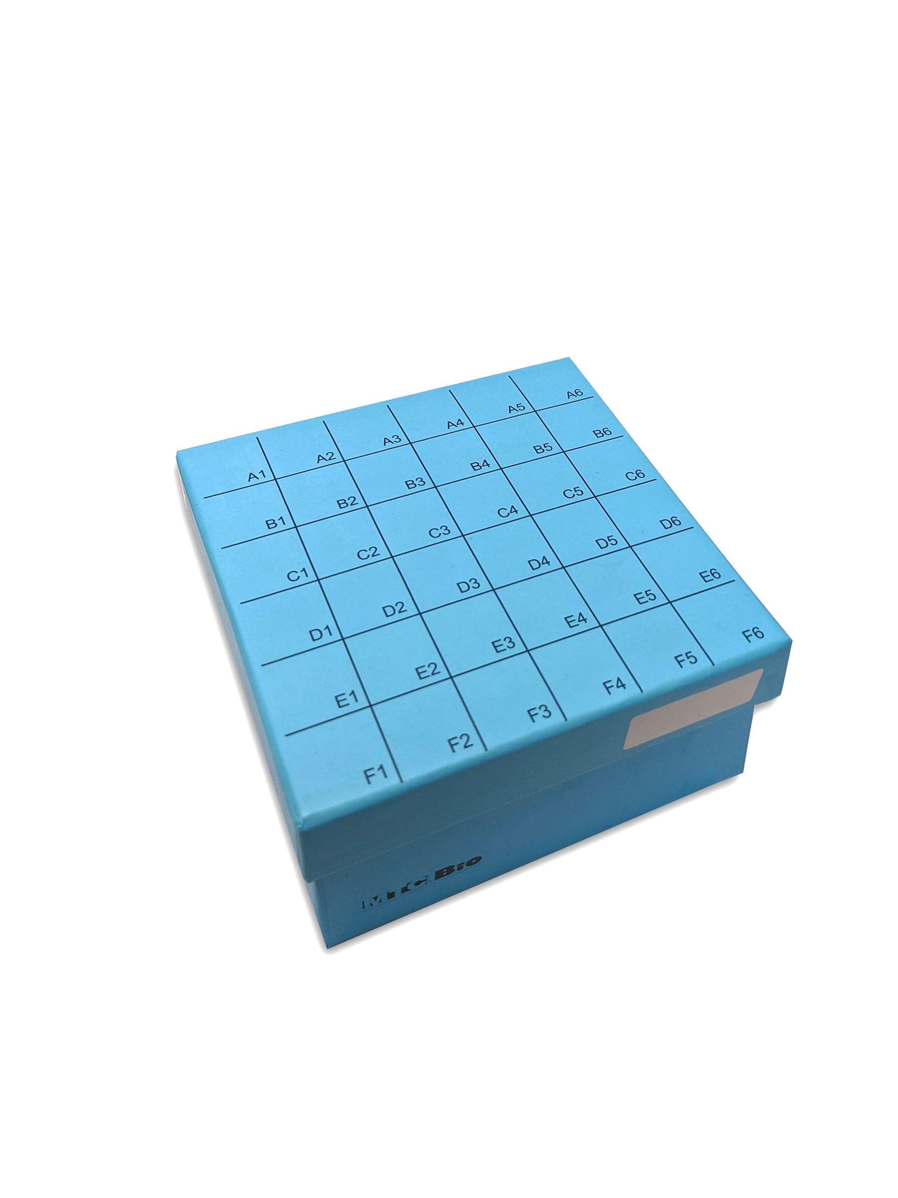 MTC Bio C2580-36, Cardboard Freezer Box with Hinged Lid, 3 Inch, with Insert for 36 Srew-Cap 5ml Macrotubes, 5.25 x 5.25 x 3 Inches, 5/pk