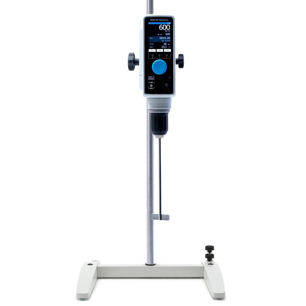 Velp Scientifica F20100482 OHS 60 Advance Overhead Stirrer with 60 Ncm Torque, 230V/50-60Hz with 3 years warranty