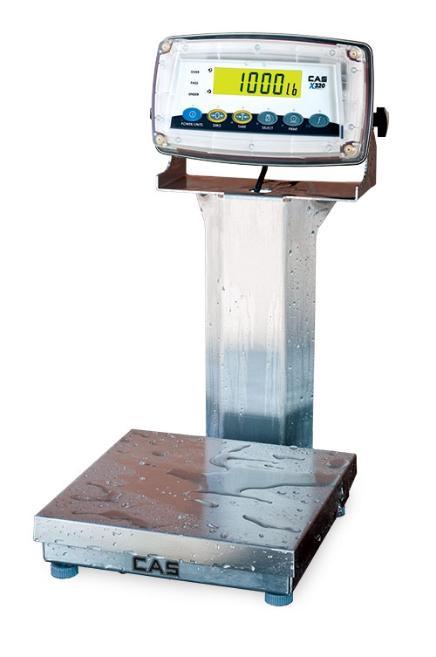 CAS EX-10002, 2 lbs, Enduro Extreme Washdown Checkweigher, 10" x 10" x 2" with 2 Year Warranty