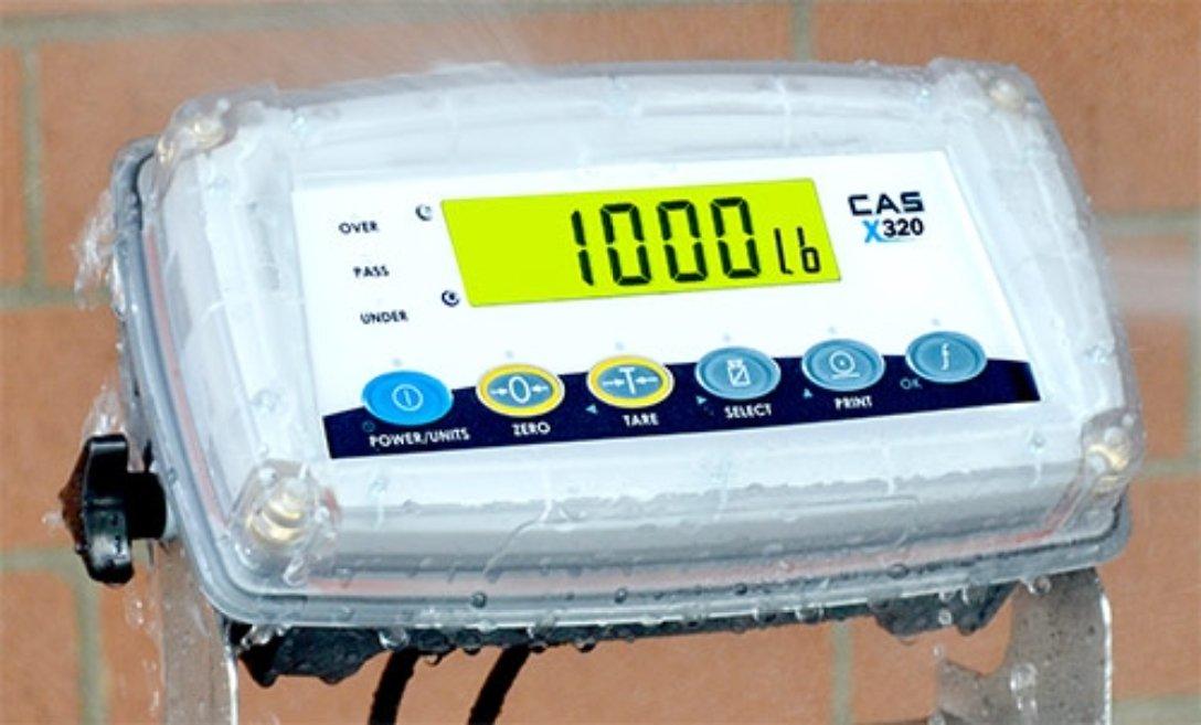 CAS EX-10050, 50 lbs, Enduro Extreme Washdown Checkweigher, 10" x 10" x 2" with 2 Year Warranty