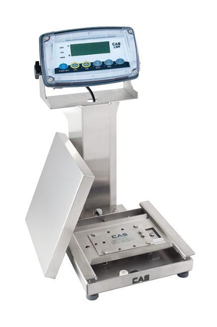 CAS EX-15050, 50 lbs, Enduro Extreme Washdown Checkweigher, 15" x 15" x 3" with 2 Year Warranty