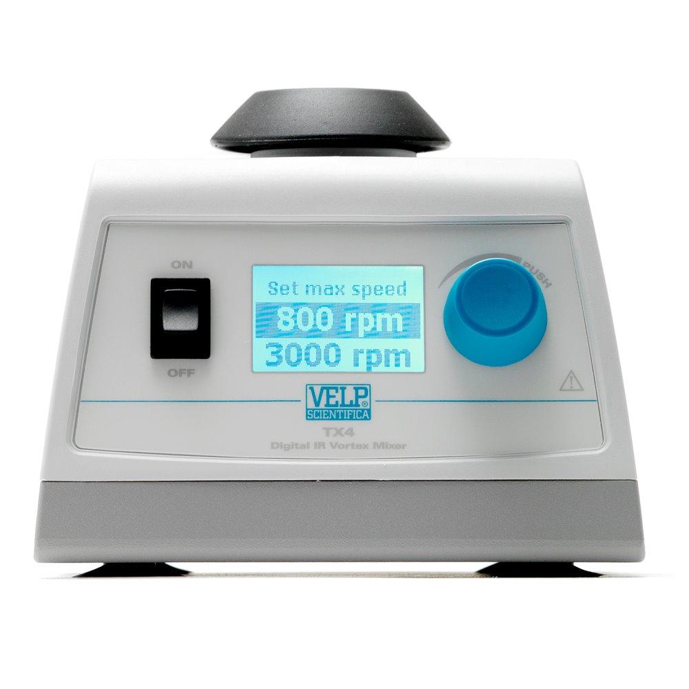 Velp Scientifica F202A0270 TX4 IR Digital Vortex Mixer, 100-240V/50-60Hz with 3 years warranty