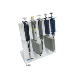 MTC Bio P4405, Surestand Pipette Stand for 5 Pipettes, Up To Two Multi-Channels, Acrylic