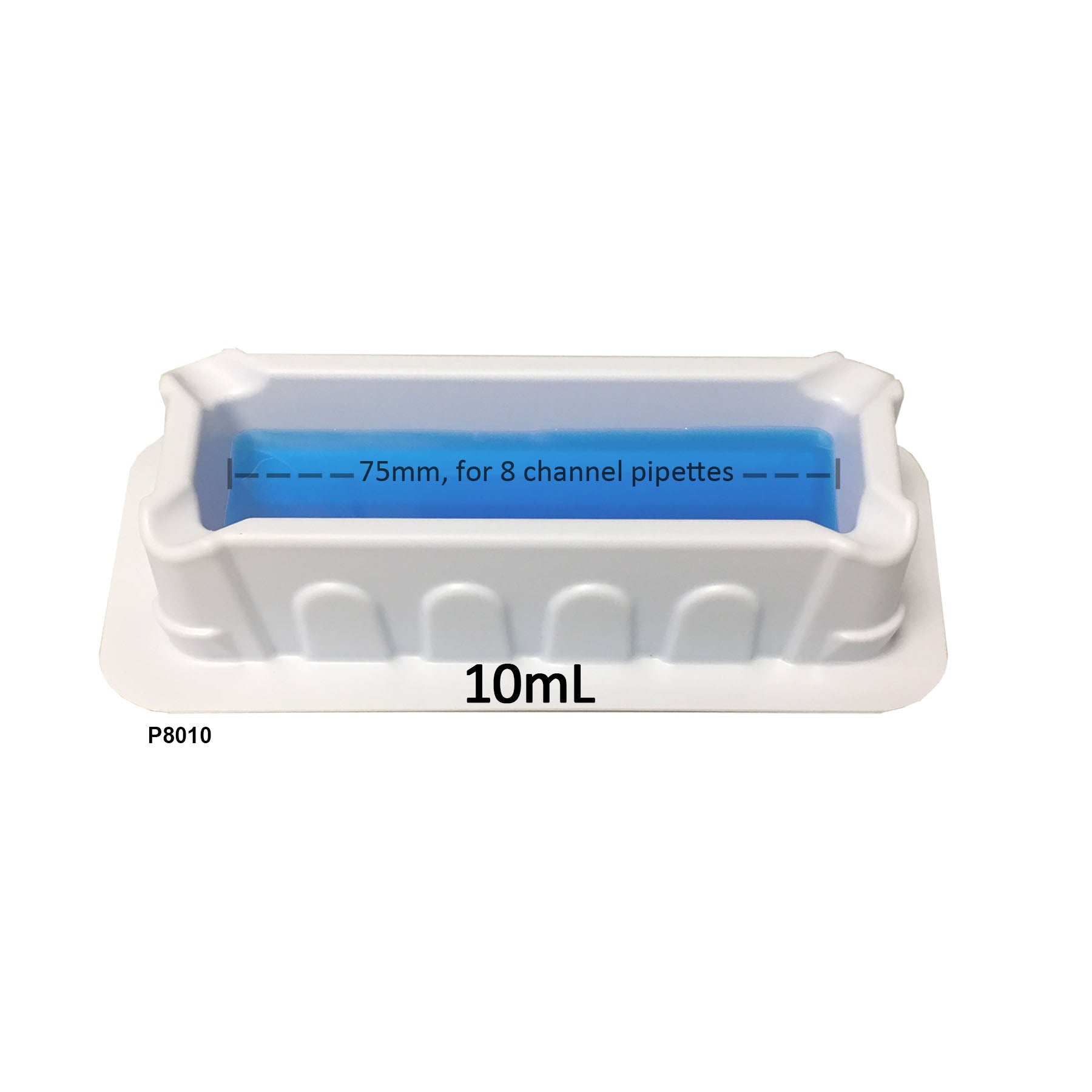 MTC Bio P8010-1S, Aspir-8 Solution Reservoir, 10ml Sterile, Individually Wrapped, 100/cs