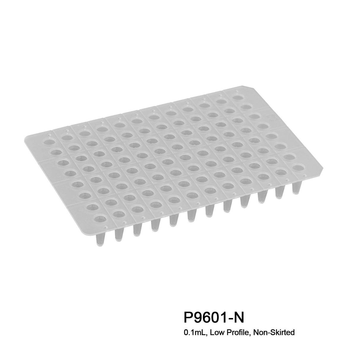 MTC Bio P9601-N, PCR Plates 96 x 0.1ml (Low Profile/Fast) Non-Skirted, 50/pk