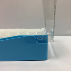 MTC Bio R2081, Cryo Storage Box, 81 Place (9 x 9), Polycarbonate, with Hinged Lid, 5/pk