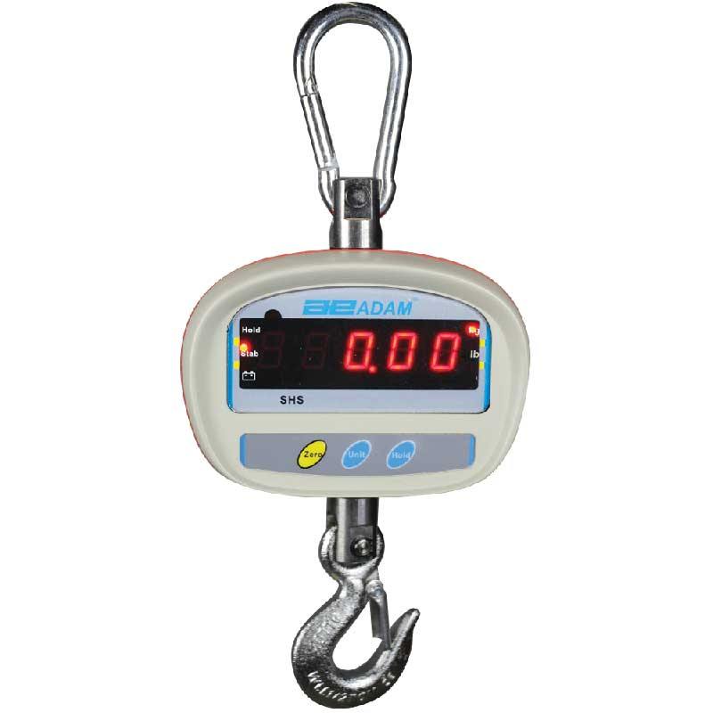 Adam Equipment SHS 600a 600lb/300kg, 0.1lb/0.05kg, SHS Crane Scale - 12 Month Warranty