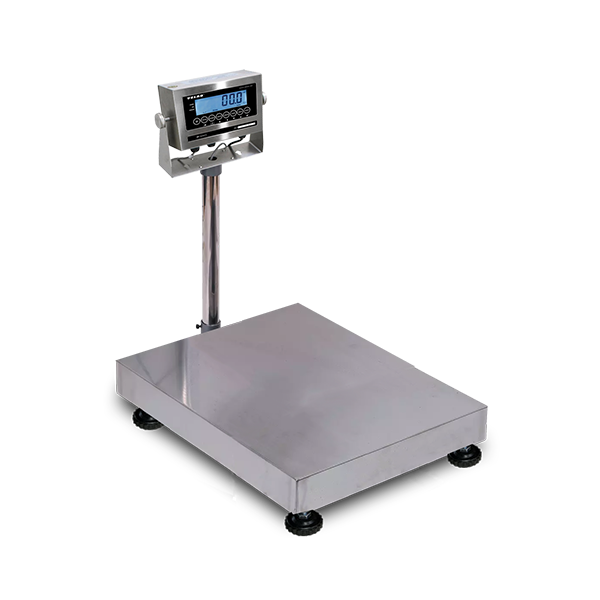 Velab VE-WD300L 300 kg / 660 lb, 50 g / 0.1 lb, Washdown Bench and Floor Scales - 1 Year Warranty