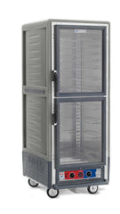 Metro C539-MDC-U-GY C5 3 Series Insulated Moisture Heated Holding/Proofing Cabinet, Full Height, Dutch Clear Doors, Universal Wire Slides, 120V, 60Hz, 2000W, Gray